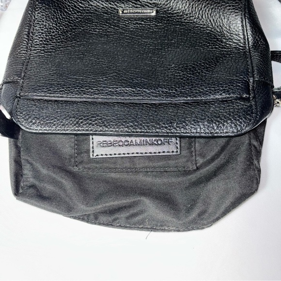 Rebecca Minkoff Black Square Pebbled Leather Crossbody bag - Picture 7 of 10